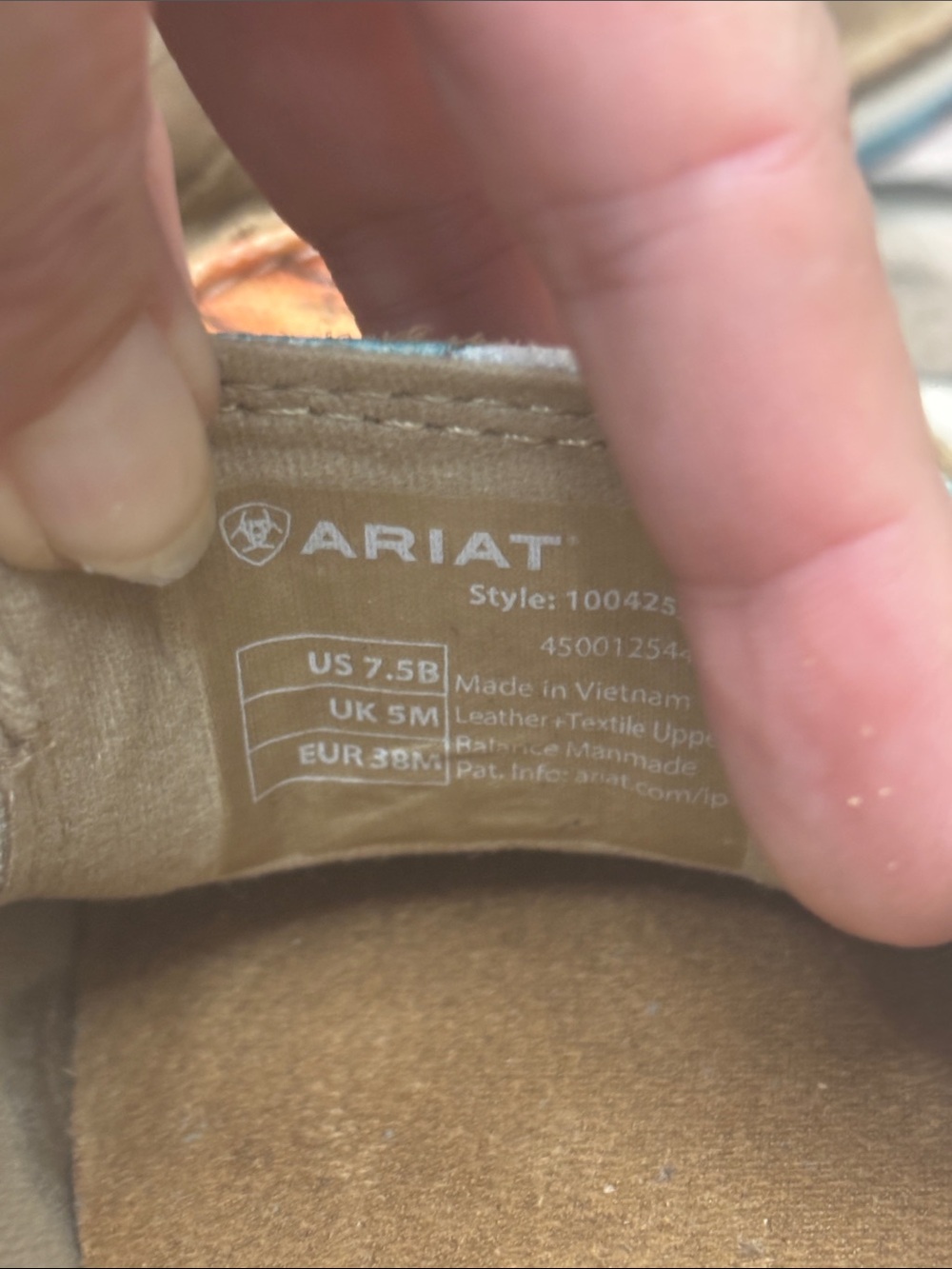 New Ariat Women's Cruiser shoes in the "Arizona Skies" print size 7.5B - Picture 12 of 14